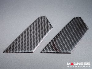 Alfa Romeo Tonale Inner Door Bowl Cover Kit - Carbon FIber - Flexible / Self Adhesive Alfa Romeo Tonale Inner Door Bowl Cover Kit - Carbon FIber - Flexible / Self Adhesive